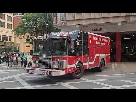 *G510* Chicago Fire Department Squad 1 Responding