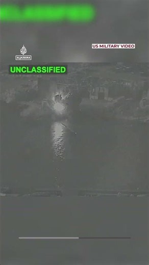 US strikes Iranian ship with drone boats in first-of-its-kind attack | AJ #shorts
