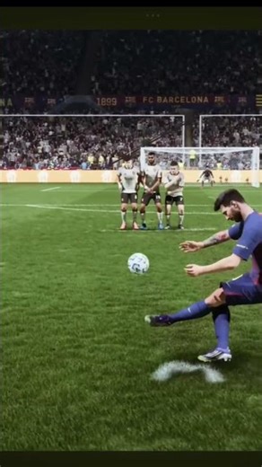 Messi scores Crazy Free Kick #Football #fc26