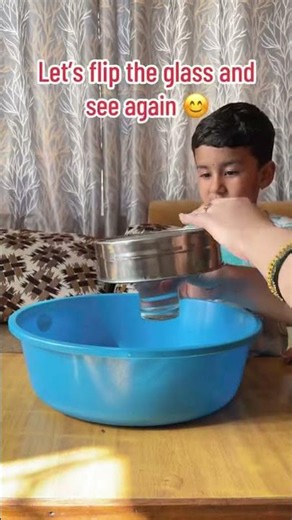 Science magic at home to make kids curious and excited.