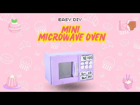 How to Make a Cardboard Microwave Oven | DIY Miniature Microwave Oven | Easy Cardboard DIY