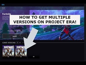 How to add different versions on Project ERA