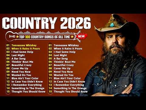 Country Music Playlist 2026 - Chris Stapleton, Luke Combs, Morgan Wallen, Kane Brown, Luke Bryan