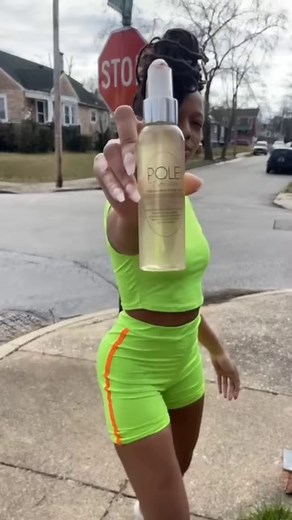 Warm Weather = Pole Dancing on Stop Signs!!! Testing out #PolePoised Extreme Grip Everywhere 🤣🤣🤣 #poledance #polefitness #poledancer #sportsgrip #fit #dancing | Pole Poised