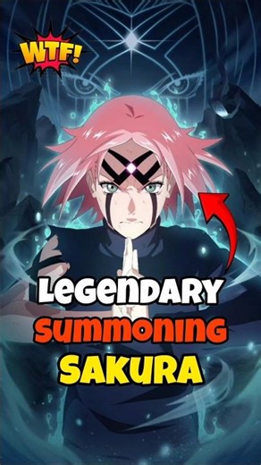 Sakura's Legendary Summoning Summon All Legend's! Sakura #shortsfeed #shorts #naruto