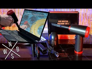 Portable 2in1 Air Duster [Keyboard Cleaner] - Unboxing & Review