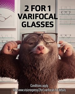 213 reactions · 33 shares | Enjoy 2 for 1 Varifocal Glasses, with 2 pairs from £75! Find out more in a store near you today. T&C’s apply. | Vision Express | Facebook