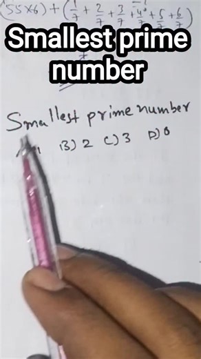 kgr logics | Smallest prime number ????🙄🙄 . . . . #railwaygroupd #maths #mathstutor #mathsintelugu #mathshorts #mathsquiz #mathsfun #mathstricks | Instagram