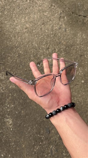 Stylish Grey Frame Brown Lens Eyeglasses for Nearsightedness