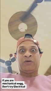 😂if you are mehanical engineer Don't try Electrical 😂#viral #funny #comedy 😂