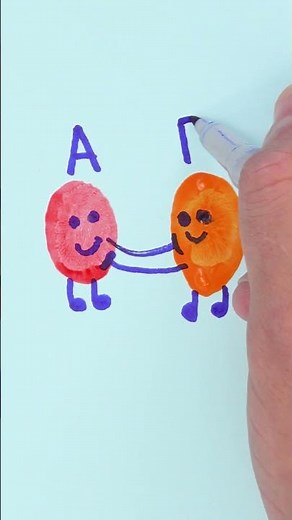 🎨 CUTE FINGERPRINT DRAWING KIDS LOVE!