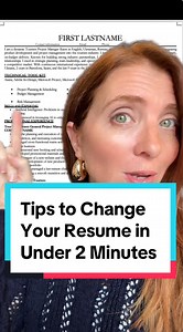 😱 Recruiters only scan resumes for 4 seconds. If your resume is hard to read, or if the template is messy, they are going to delete it and move on to the 100 other resumes that they must go through. Here are 2 Tips on how to make your resume look better to recruiters on that initial scan 1️⃣ Most importantly chose the right template for your level of experience. If you have more than 10 years of experience you can have 2 pages, less than 10 years you just need a one-page resume. 🎯Here is the c
