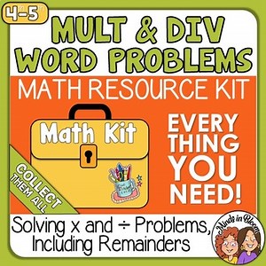 Solving Multi-Step Word Problems & Interpreting Remainders with Digital Math Kit