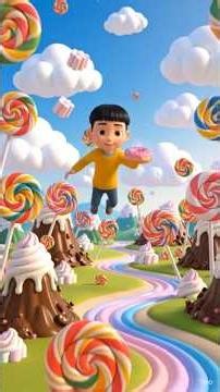 “Magic Donut Adventure 🍩✨ | Kids Cartoon Story” #animation #cartoonshorts