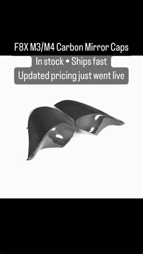 F8X M3/M4 Carbon Mirror Caps In stock • Ready to ship 🚀 Updated pricing just went live! #jgmods #bmw #bmwlife #carbonfiber #bimmer #bmwmods #bmwm3 #f8xgang #g80m3 #bimmerlife #bayareaeuros #norcalm | JGMODS