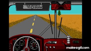 🎮 Desert Bus (Sega CD) on Make a GIF