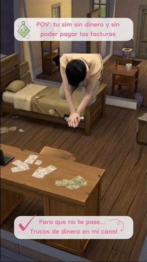 Cuando tu Sim está en bancarrota 😭 | Trucos para tener dinero en Los Sims
