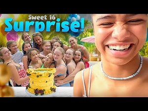 Epic Sweet 16 Surprise Party | Pool Time Fun with Friends!