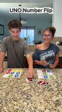 UNO Number Flip! #challenge #gamechallengeathome #games