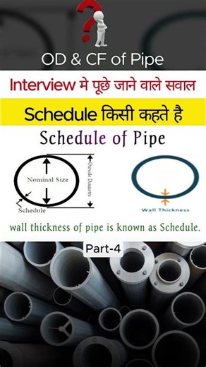 Schedule Kise Kahte Hai? | Pipe Schedule Explained #shorts #shortvideo #Facts