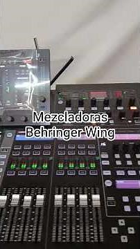Mezcladoras Behringer Wing 💯
