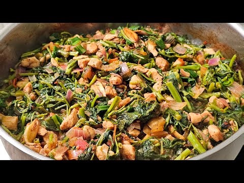 Cooking Water Spinach Stir-fried 🔥🔥