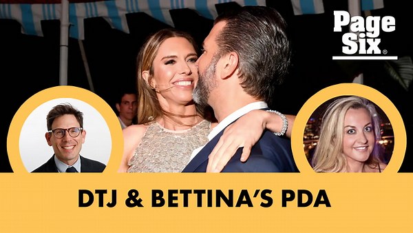 Donald Trump Jr. and girlfriend Bettina Anderson flaunt romance at amfAR Gala