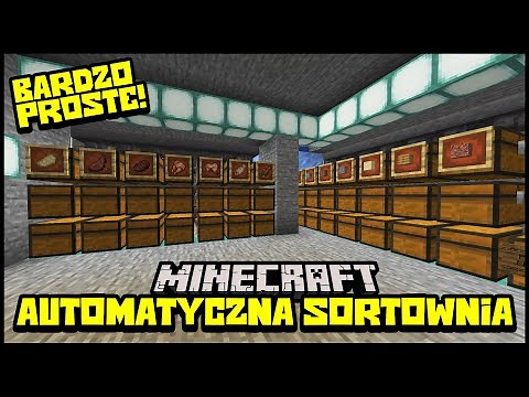 MINECRAFT ITEM SORTING MECHANISM | Minecraft Mechanisms | #8