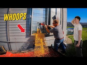 We Had To Cut Open Our Grain Bin