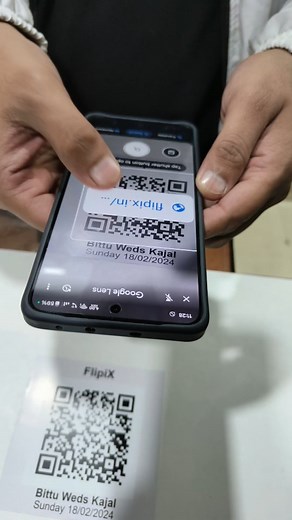 Business Bhai on Instagram: "QR CODE WALI ALBUM #FLIPIX #albumdesign #photobook"