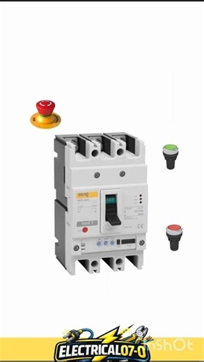 ⚡ MCCB Control Wiring with Start Stop & Emergency 🔴 Full Setup
