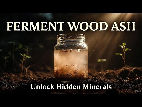 This ONE Fermentation Turns Wood Ash into Liquid Garden GOLD Ancient Soil Hack