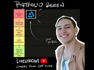Riot artist crushes your hopes and dreams live (portfolio review)