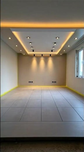 Ultimate Room Renovation | Floor, Ceiling & Interior Setup - Living Room Transformation #shorts