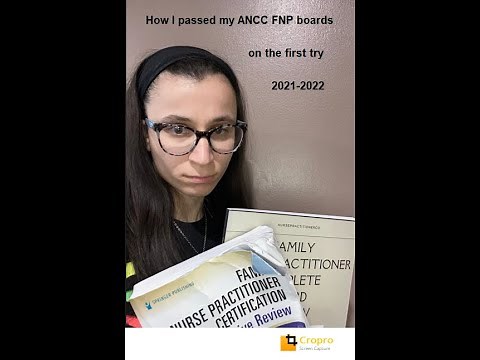 How I passed the ANCC FNP board examination on my FIRST TRY 2021/2022