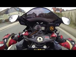 Suzuki GSX-R 1000 K6 - Akrapovic Hexagonal Sound Test & Acceleration