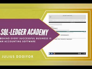 How to Install sql ledger