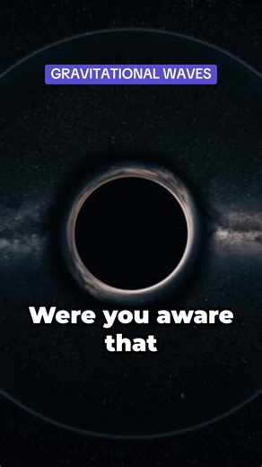 Gravitational waves! #Space #SpaceTikTok #SpaceTOK #Universe #Exoplanets #Gravity #BlackHoles #BlackHole #GravitationalWaves #spaceloop