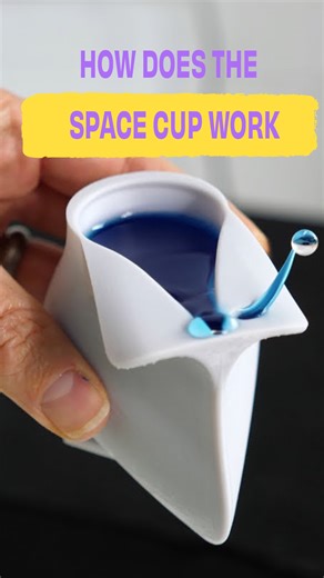 How does the space cup work? ​🤯 | The Action Lab