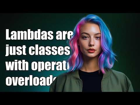 Lambdas are just classes with operator() overloaded?