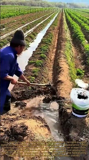 Ancient Wisdom: Mastering the Art of Furrow Irrigation by Hand