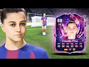 88 CLAUDIA PINA PLENTY OF TIME LEFT EVOLUTION PLAYER REVIEW IN FC 26 | FC 26 ULTIMATE TEAM
