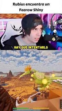 Rubius finds another Shiny Pokémon in Minecraft #rubius #pokemon #minecraft