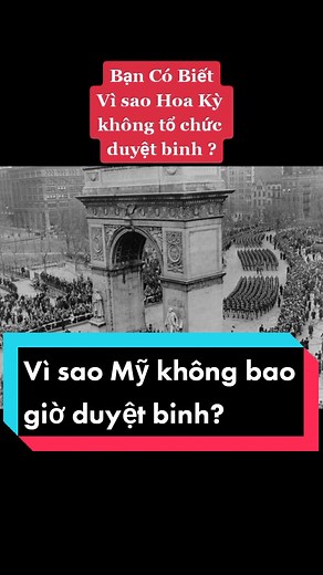 Vì sao Mỹ không bao giờ duyệt binh?