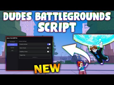 *NEW* Dudes Battlegrounds Script (PASTEBIN 2026) ( AUTO PUNCH , AUTO SKILL , AUTO FARM PLAYERS )