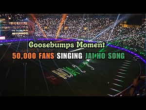 Goosebumps 50,000 Fans Singing Jai Ho Song In ICC Men's Cricket World Cup 2023