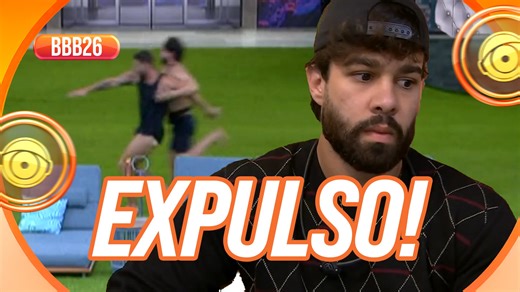 🚨 O #BBB26 tem um jogador a menos: Paulo Augusto, o PA, foi expulso do Big Brother Brasil. Na sexta-feira (30) de manhã, na correria pra atender o Big Fone, o PA puxou Jonas, que acabou caindo no chão. Assista às imagens INÉDITAS sobre a desclassificação do ex-brother. 👀 #RedeBBB | BBB