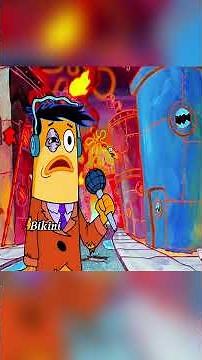 SpongeBob was driven out of Bikini Bottom.#usa #cartoon #animation#fyp
