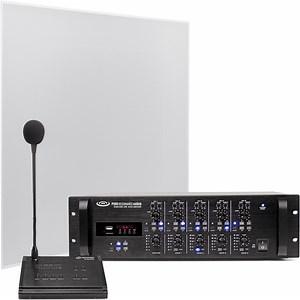 Multi-Zone Business Paging System Featuring 18 SP8 8