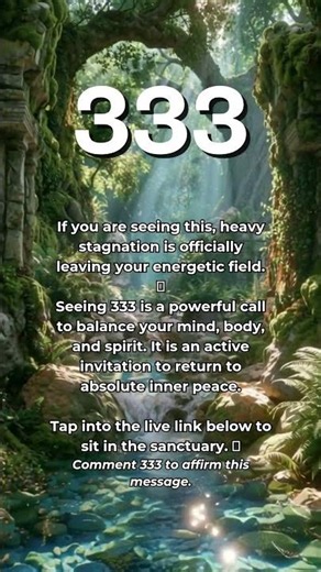 333 Meaning: Heavy Stagnation is Leaving You Now 🕊️✨